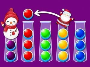 Colorful Tube Sorter Holiday Edition screenshot 2