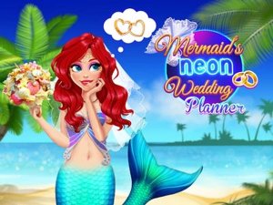 Mermaid Bridal Dress Up and Decoration