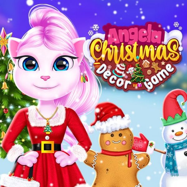 Angela Festive Cat Dress Up screenshot 1