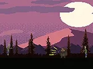 Moonlit Forest Stand